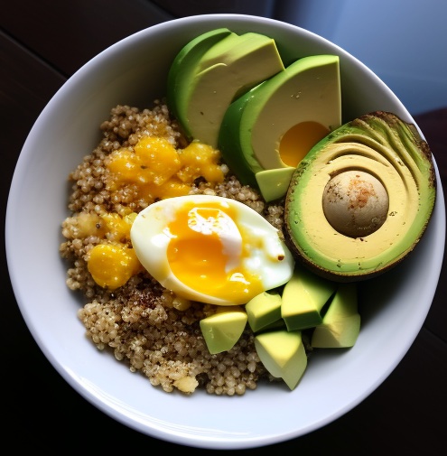 Keto Avocado and Egg Breakfast Bowl